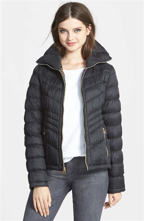 michael kors ladies packable down jacket|Michael Kors lightweight down jacket.